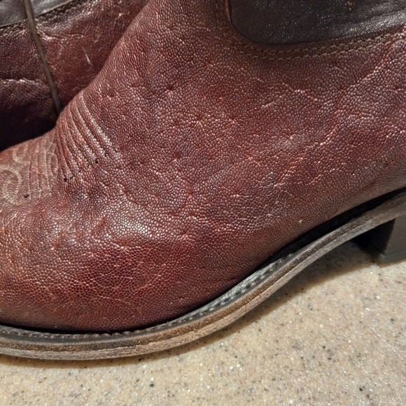 Tony Lama Mens Sz10D Elephant Cowboy Boots EXCELLENT Condition main image 4